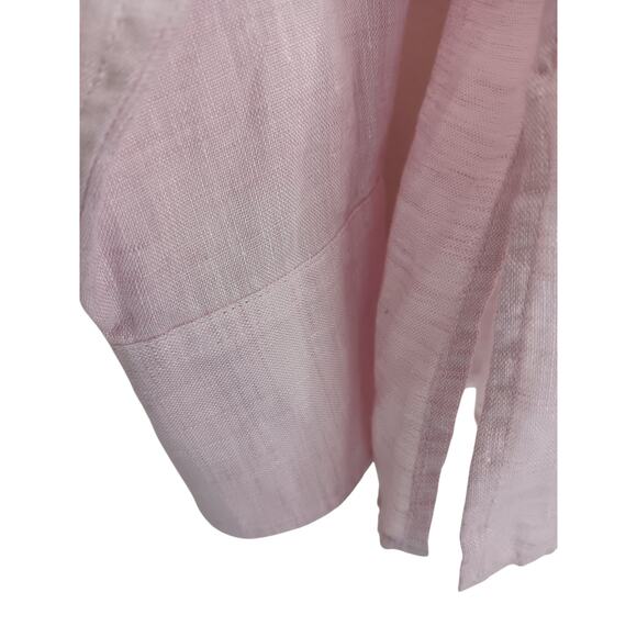 Loro Piana Pink 100% Linen Tunic Top Sz 46 IT (US 10) / Excellent Condition - Picture 16 of 16
